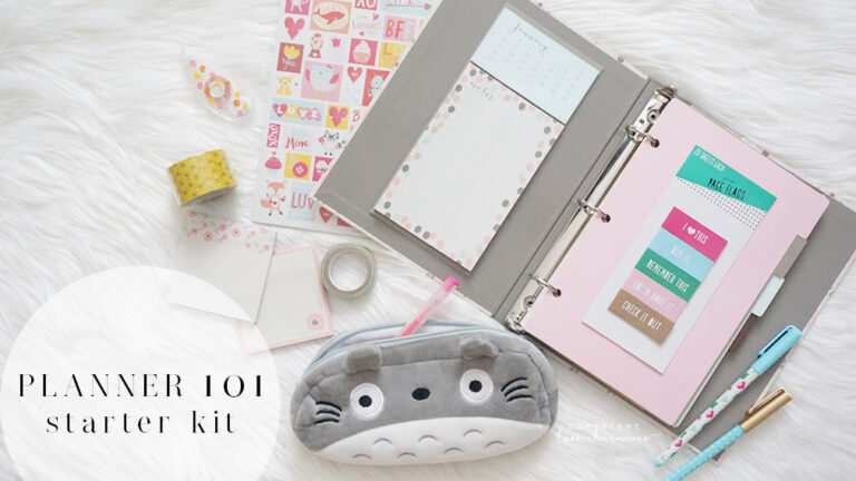 Planner 101: Tips, Must Haves, Starter Kit