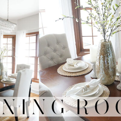 Dining Room Tour | End of Summer 2016
