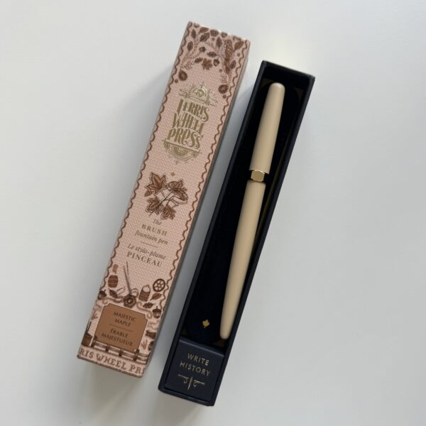 Ferris Wheel Press Brush Fountain Pen - Majestic Maple Satin (Special Edition)